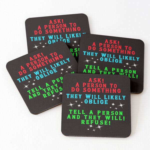 Item preview, Ask A Person To Do Something They Will designed and sold by alien almanac.