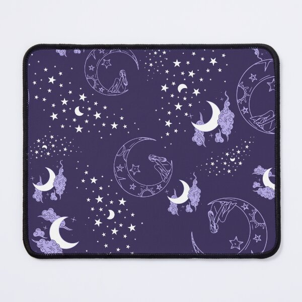 Item preview, Moons and stars in a night sky designed and sold by Britishdelights.