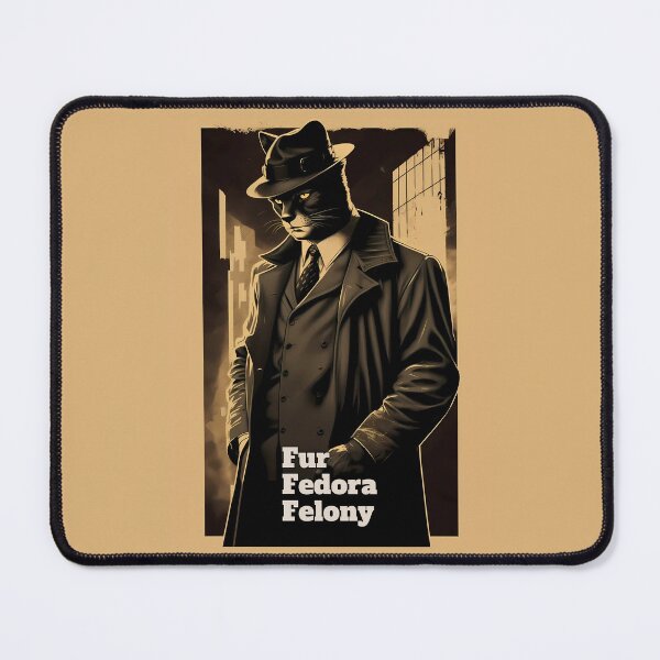 Item preview, Criminal Cat. Fure & Fedora & Felony. designed and sold by GiveMeMood.