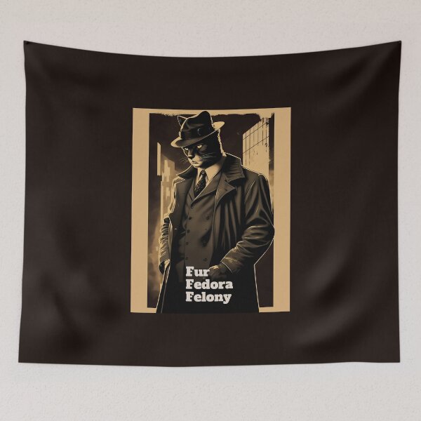 Item preview, Criminal Cat. Fure & Fedora & Felony. designed and sold by GiveMeMood.
