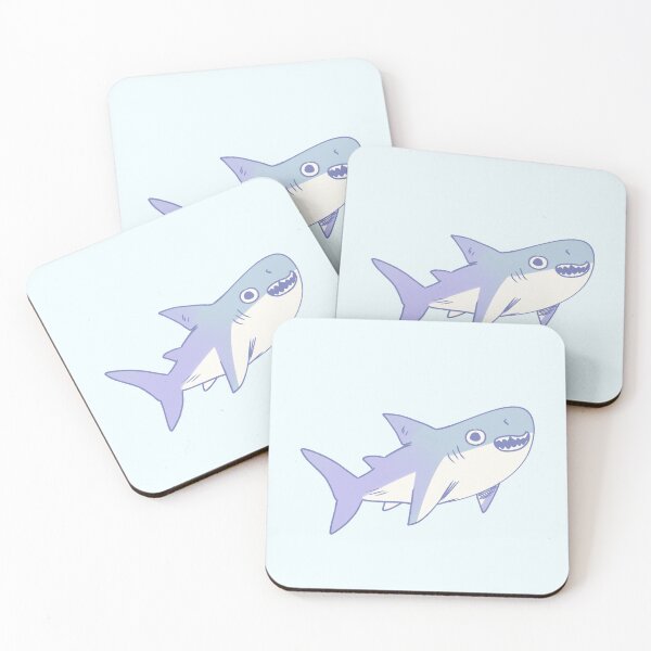 Item preview, Happy shark illustration  designed and sold by Mayarart.