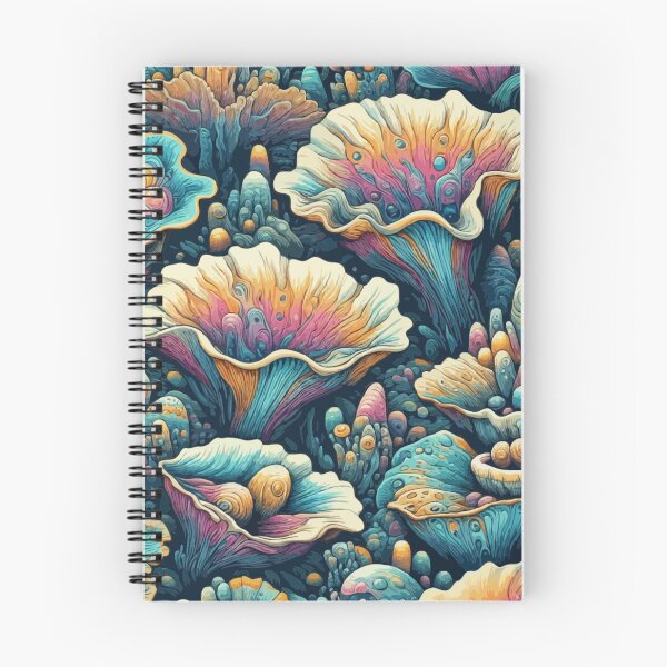 Item preview,  Oyster Mushroom Fantasy: A Vibrant Pop Art Pattern designed and sold by printmala.