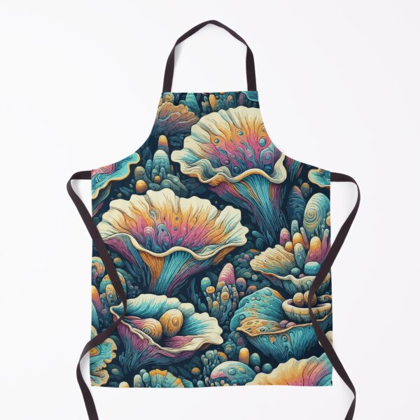 Item preview,  Oyster Mushroom Fantasy: A Vibrant Pop Art Pattern designed and sold by printmala.