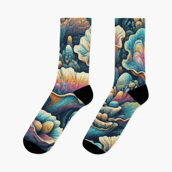 Item preview,  Oyster Mushroom Fantasy: A Vibrant Pop Art Pattern designed and sold by printmala.
