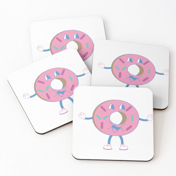 Item preview, Retro Doughnut Character designed and sold by TheOneTrueDoggo.