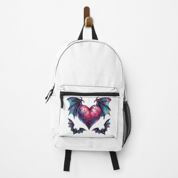 Item preview, Gothic heart with bat wings valentines day goth Sticker designed and sold by Expressions-Sel.