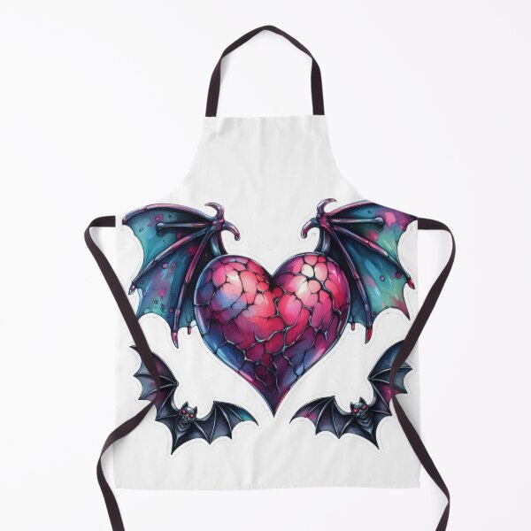 Item preview, Gothic heart with bat wings valentines day goth Sticker designed and sold by Expressions-Sel.