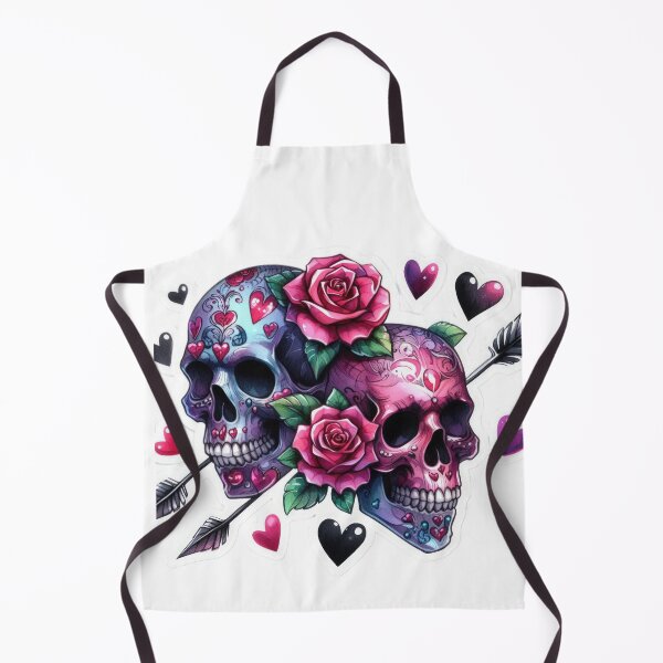 Item preview, Gothic valentines day skeleton goth Sticker designed and sold by Expressions-Sel.