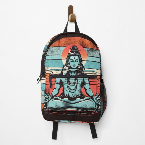 Item preview, Meditating Shiva Vintage Sunset Empowering Yoga Meditation designed and sold by DEEZAYN.