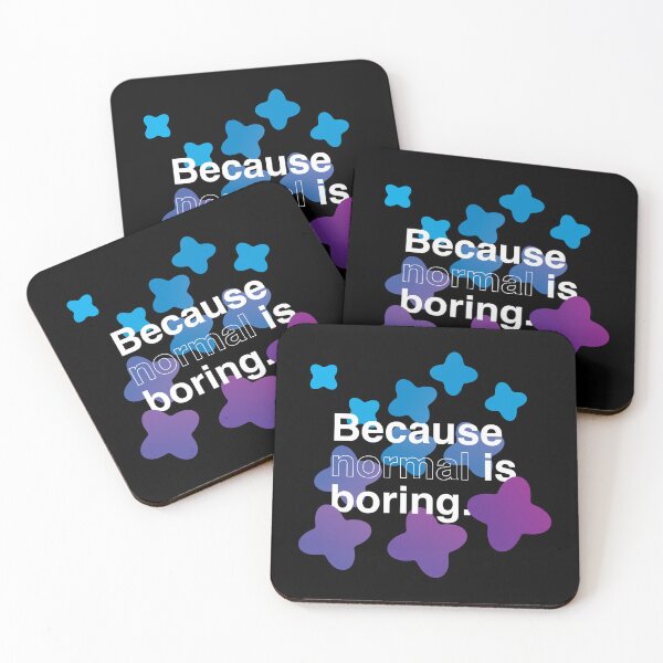 Item preview, Inspiring dyslexia awareness graphic - Because normal is boring designed and sold by ralamantis.