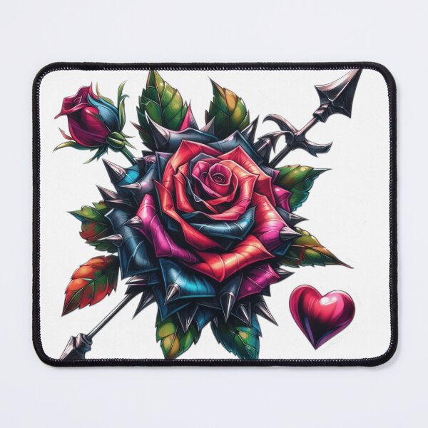 Item preview, Gothic Roses valentines day goth Sticker designed and sold by Expressions-Sel.