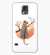 Tiger at the sakura's tree Case/Skin for Samsung Galaxy