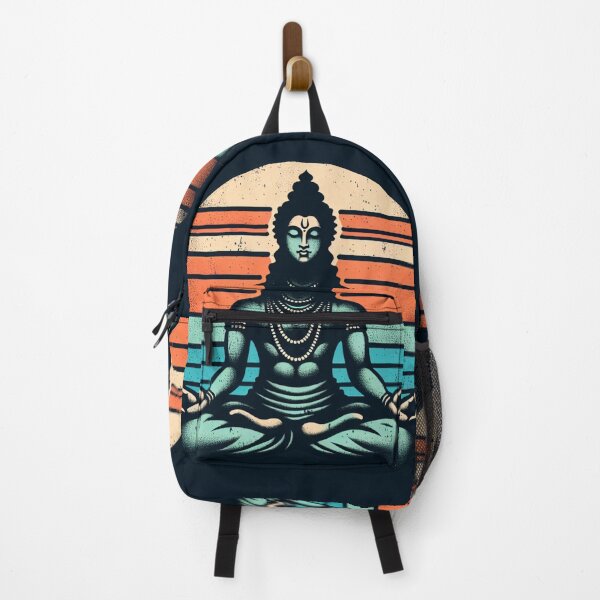 Item preview, Meditating Rama Vintage Sunset Empowering Yoga Meditation designed and sold by DEEZAYN.