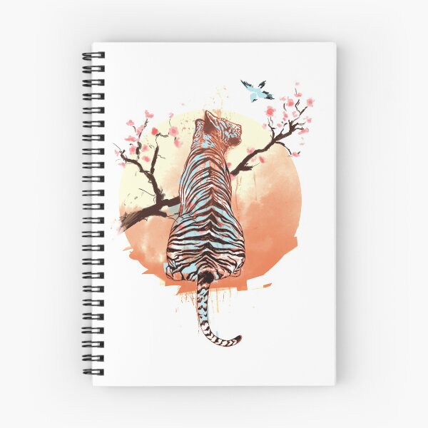 Item preview, Tiger at the sakura's tree designed and sold by THEILO.