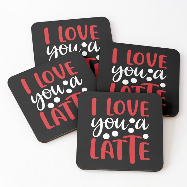 Item preview, Funny Valentine - I Love you a Latte designed and sold by teedory.