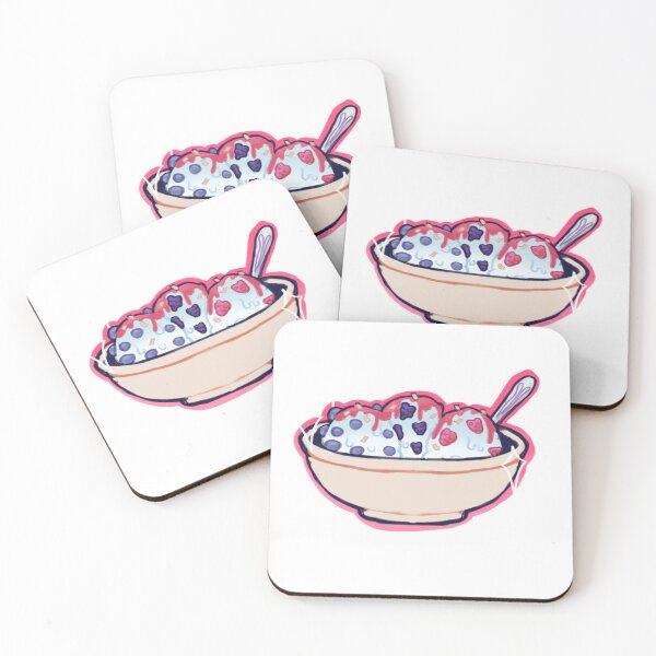 Item preview, Cute food kawaii sparkle ice cream decoration  designed and sold by Rowbiealien.