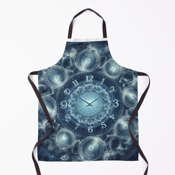 Item preview, Dreamy Fractal Clock designed and sold by Sybille-Yates.