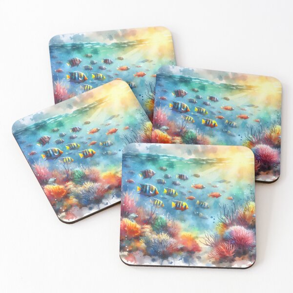 Item preview, Sunlit Coral Haven designed and sold by HarmonyInBloom.