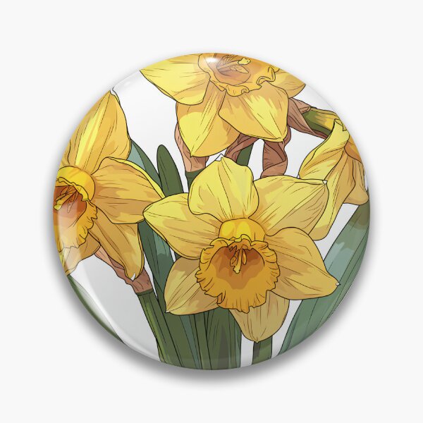 Item preview, Bouquet of yellow daffodils isolated on white background. designed and sold by Rung304.