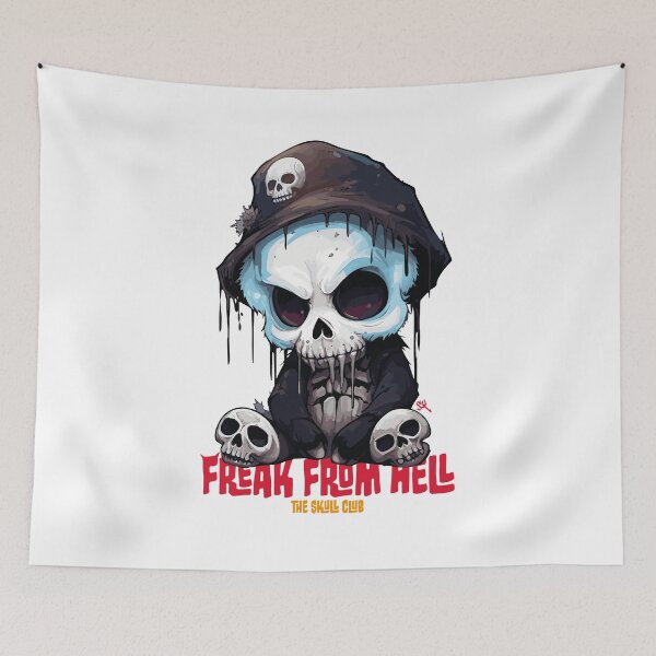 Item preview, CUTE BUT EVIL- Freak from Hell, Skull, Totenkopf, Freak designed and sold by HIGUMAX.