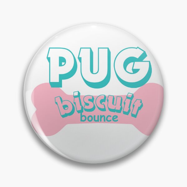 Item preview, Rebote de galletas PUG designed and sold by KamolStudios.
