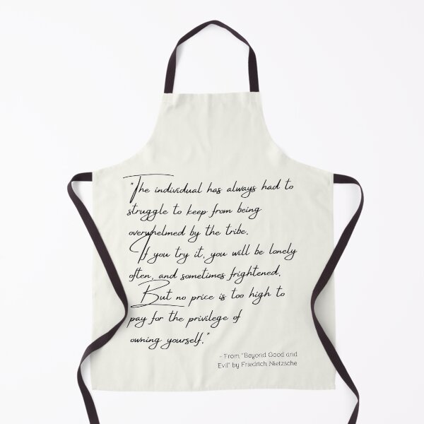Item preview, A Quote about Individuality from "Beyond Good and Evil" by Friedrich Nietzsche designed and sold by Poemit.