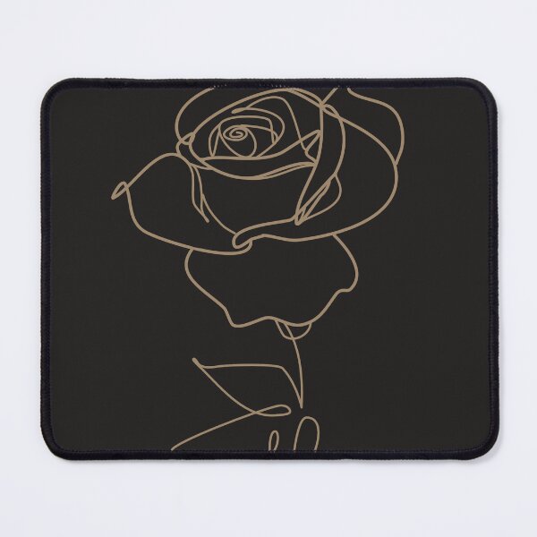 Item preview, Minimalist Grey Rose designed and sold by hemp3x.