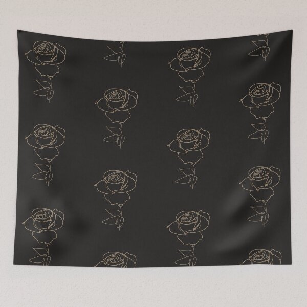 Item preview, Minimalist Grey Rose designed and sold by hemp3x.