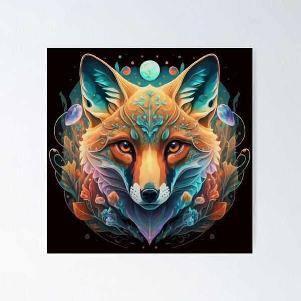 Item preview, Sweet and mystical fox designed and sold by HFWorld.