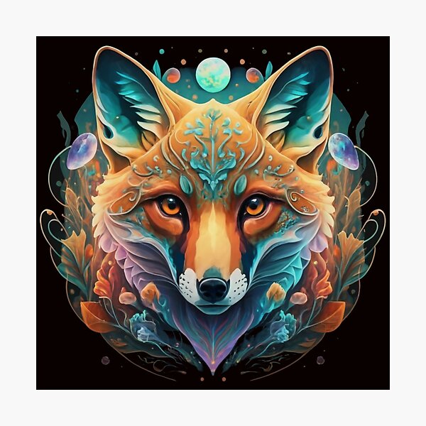 Artikelvorschau, Süßer und mystischer Fuchs entworfen und verkauft von HFWorld.