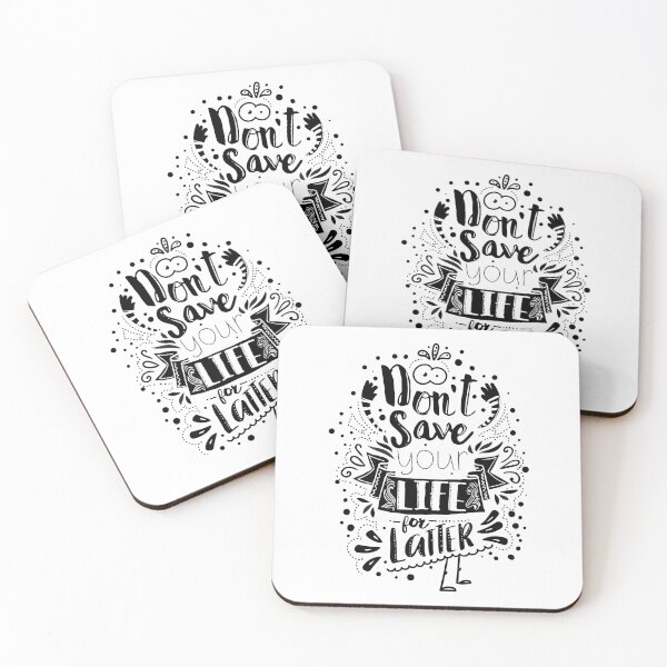 Item preview, Live in the Now - Black Typographic Design designed and sold by DigitalGraphic1.