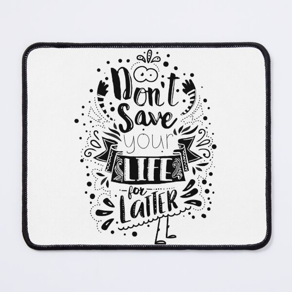 Item preview, Live in the Now - Black Typographic Design designed and sold by DigitalGraphic1.