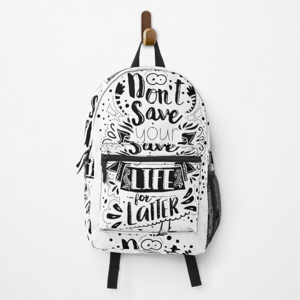 Item preview, Live in the Now - Black Typographic Design designed and sold by DigitalGraphic1.