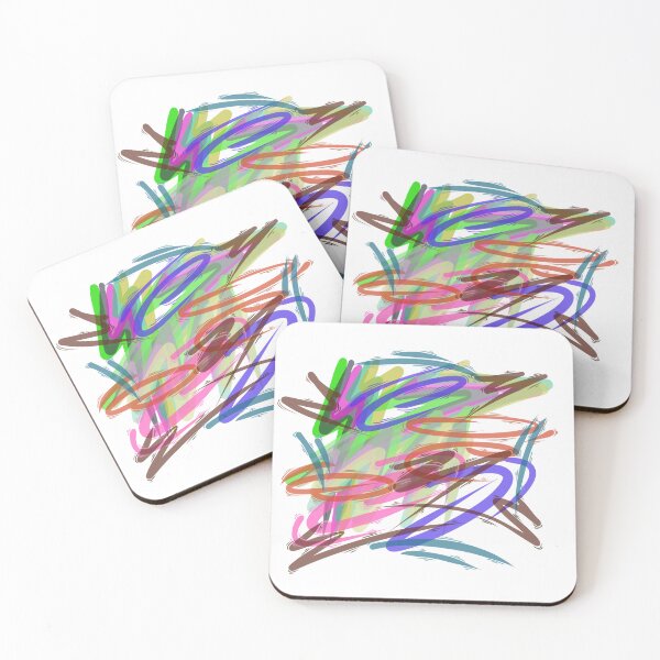 Item preview, Abstract chaos pastel lines designed and sold by Balpa.