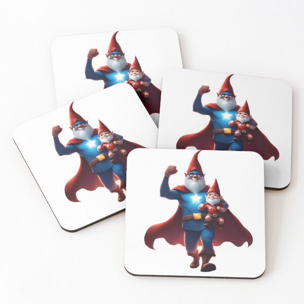Item preview, A Father's Day Gnome as a superhero dad designed and sold by PrintCreations9.