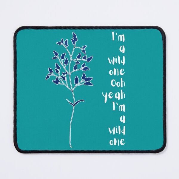 Item preview, I'm a Wild One - wild plants, nature, quote designed and sold by MillieMoth.