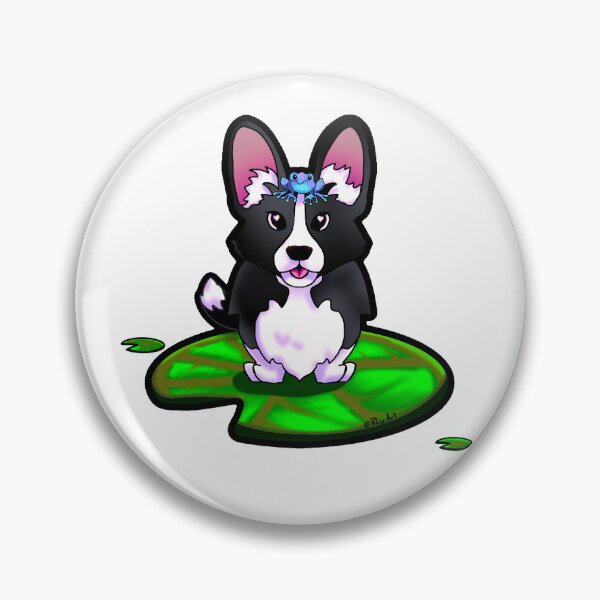 Aperçu de l'œuvre Cardigan corgi noir créée et vendue par Rhia4rt.