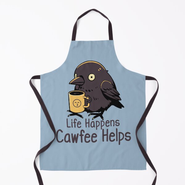 Item preview, Cute Cawfee Crow Life Happens Coffee Helps designed and sold by NosandEdgy.