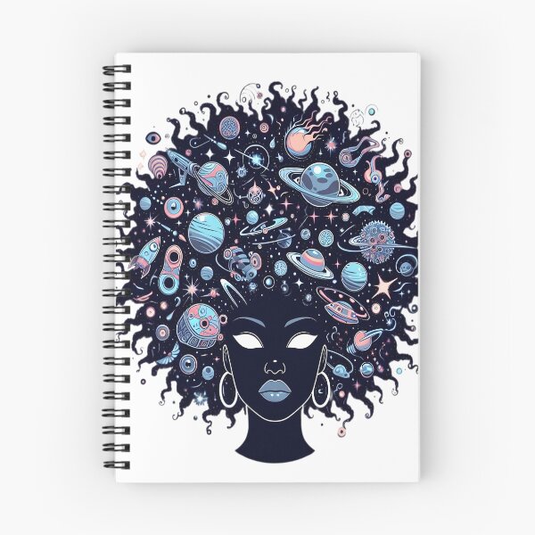 Item preview, Afro-futurism Afrocentric Afro Girl designed and sold by KitonicTees.