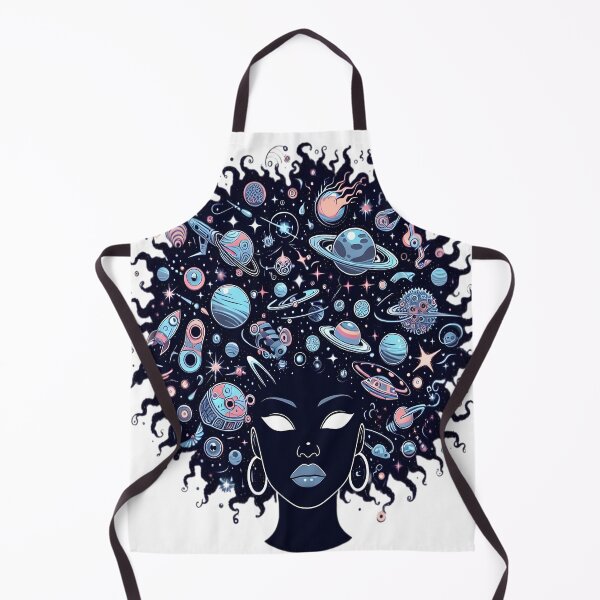 Item preview, Afro-futurism Afrocentric Afro Girl designed and sold by KitonicTees.