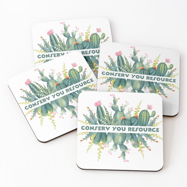 Item preview, Conserv you resource with flower cactus plant cacti designed and sold by Adventure paradise ⭐⭐⭐⭐⭐.