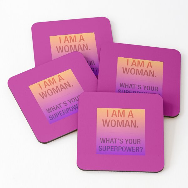 Item preview, I am a woman- What's your superpower? designed and sold by FemdomShop.
