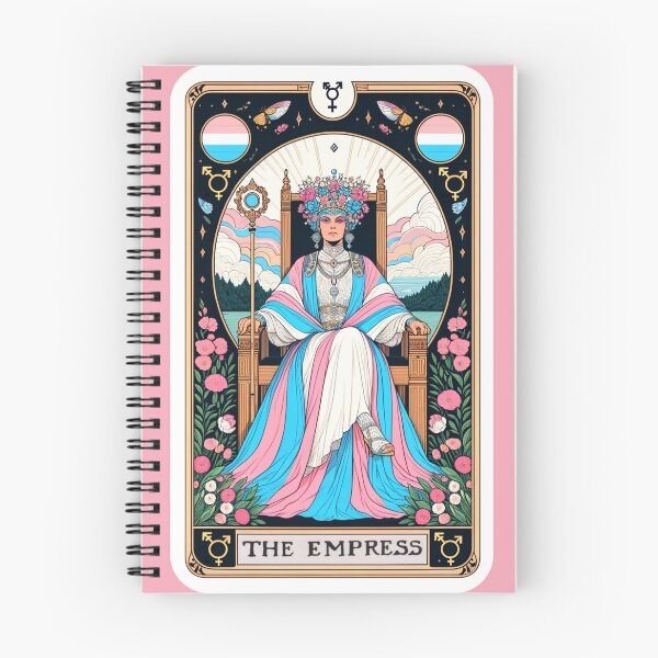 Aperçu de l'œuvre Carte de Tarot Impératrice : Édition Fierté Transgenre créée et vendue par PrideDownUnder.