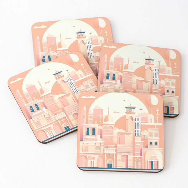 Item preview, Coral Cityscape designed and sold by KateBlakeO.