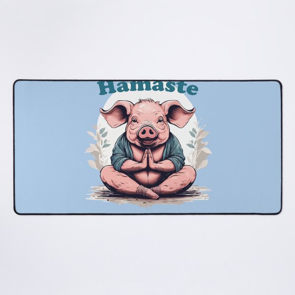Item preview, Pig Yoga. Namaste. Hamaste. National Pig Day Humor designed and sold by taiche.