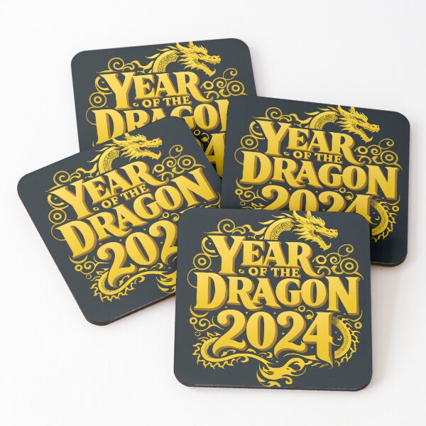 Item preview, year of the dragon 2024 designed and sold by FocusedPatterns.