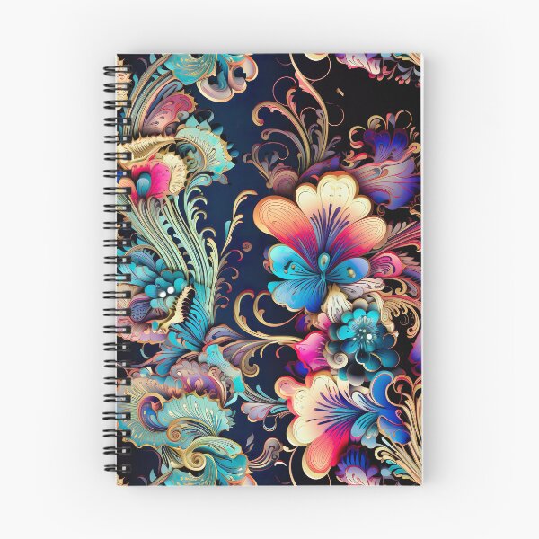 Item preview, Vibrant elegant colorful floral pattern designed and sold by UmagineArts.