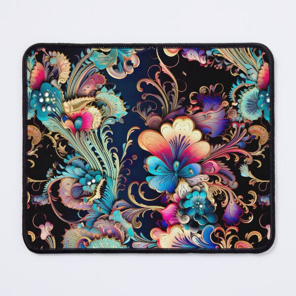 Item preview, Vibrant elegant colorful floral pattern designed and sold by UmagineArts.