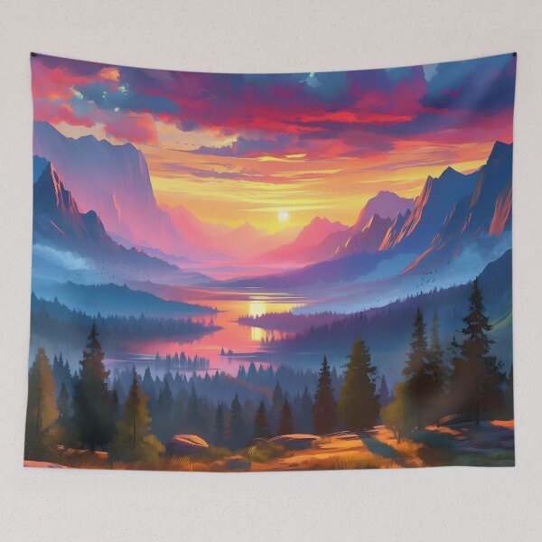 Item preview, Sunset Serenity designed and sold by HarmonyInBloom.