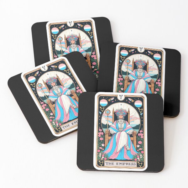 Item preview, Empress Tarot Card: Transgender Pride Edition designed and sold by PrideDownUnder.